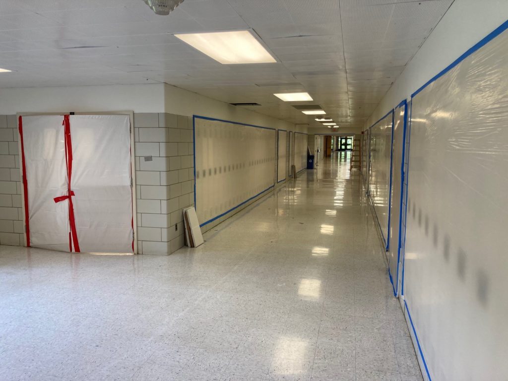 Corridor South Of Cafeteria