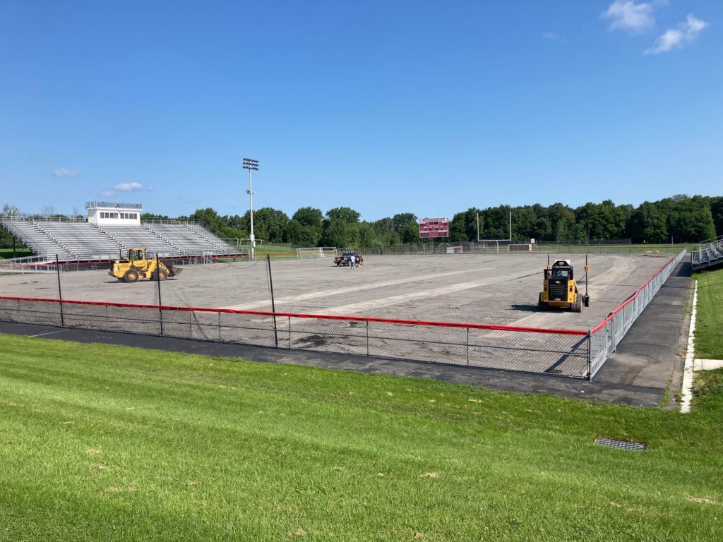 Stadium Field Grading