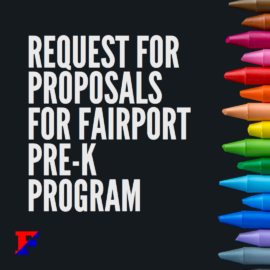 Request for proposals for Fairport Pre-K Program