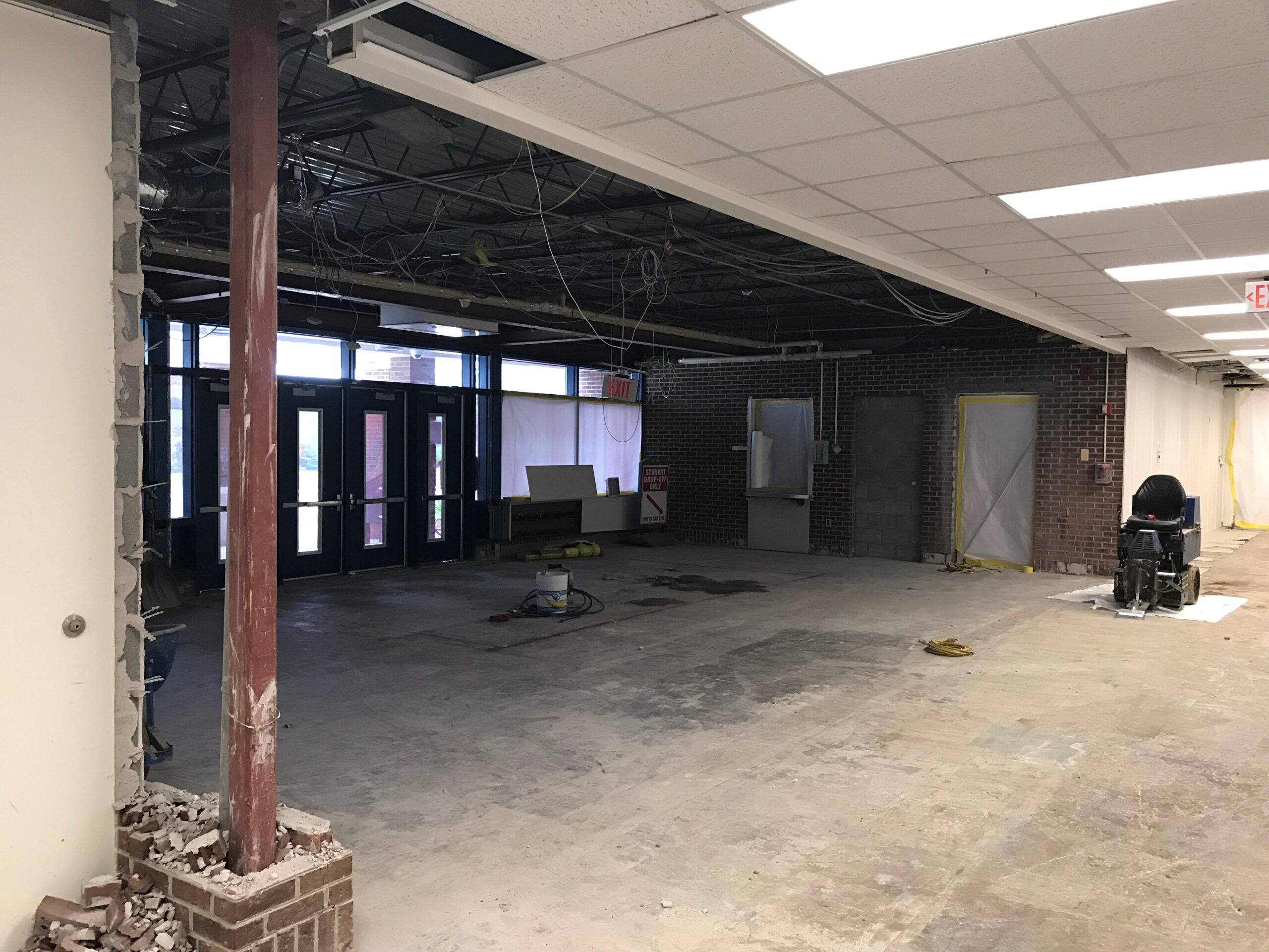 Dudley Main Office and Vestibule Demolition