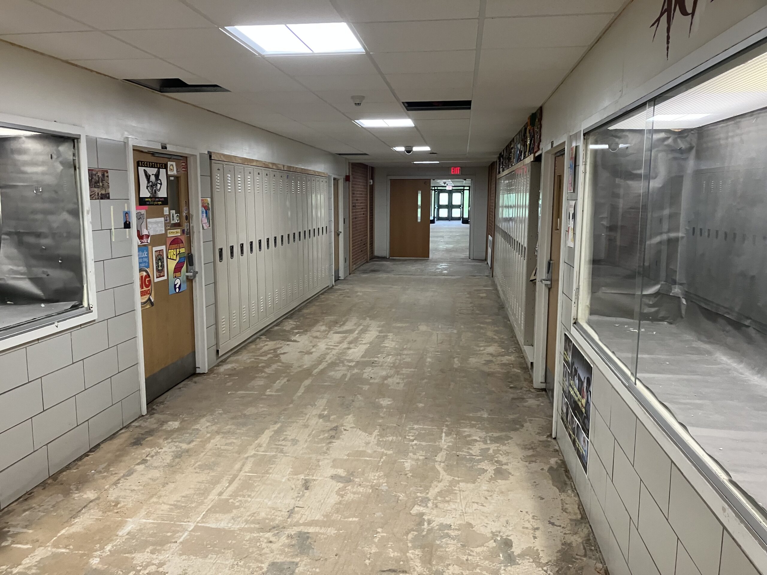 Fairport High School First Floor Demolition