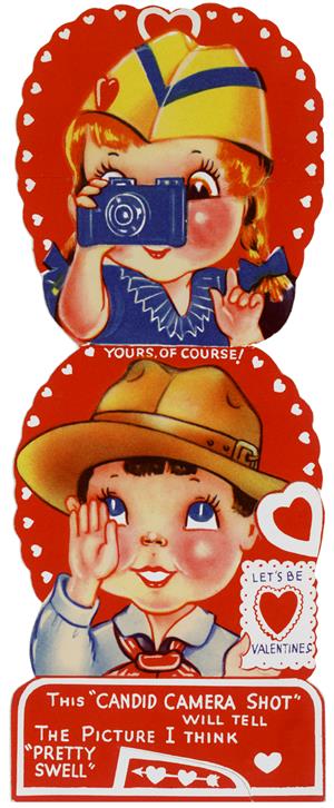 1930s Valentine's Day graphic