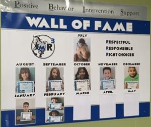 PBIS Wall of Fame 