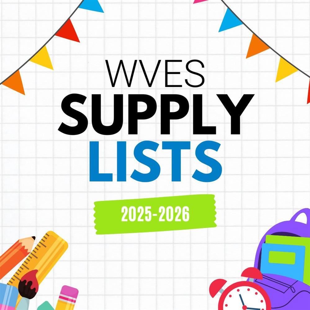  25-26 WVES School Supply Lists