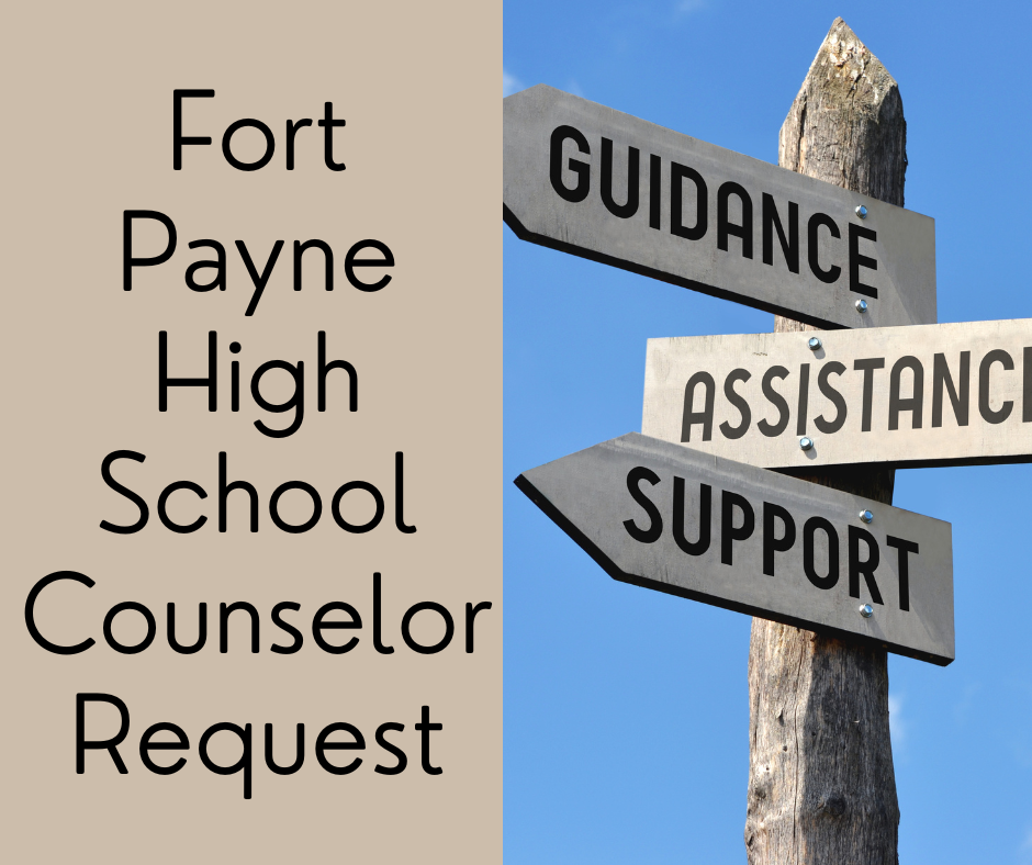  Fort Payne High School Counselor Request Form