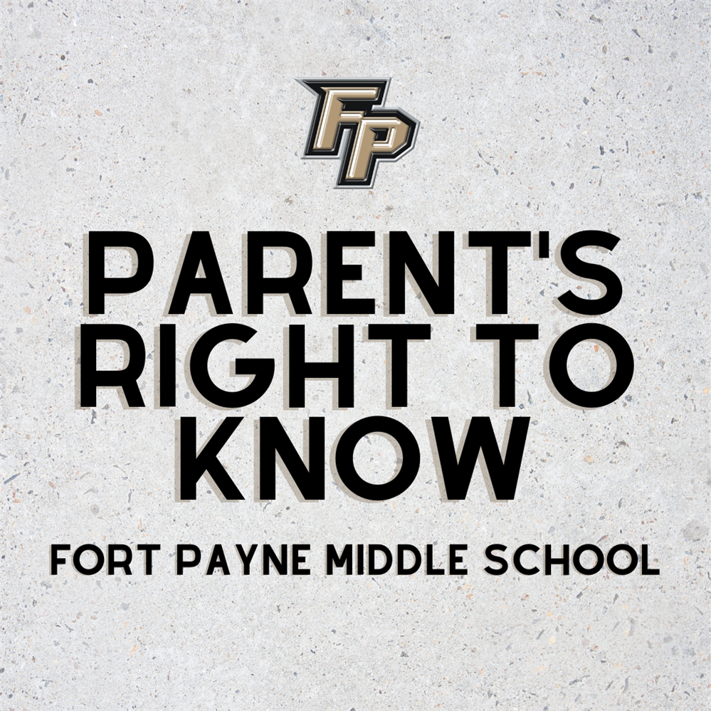  Parent's Right to Know