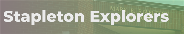 A banner that reads Stapleton Explorers