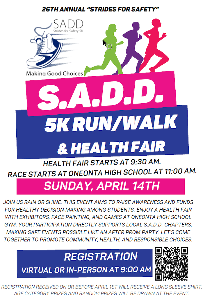 SADD 5k Flyer