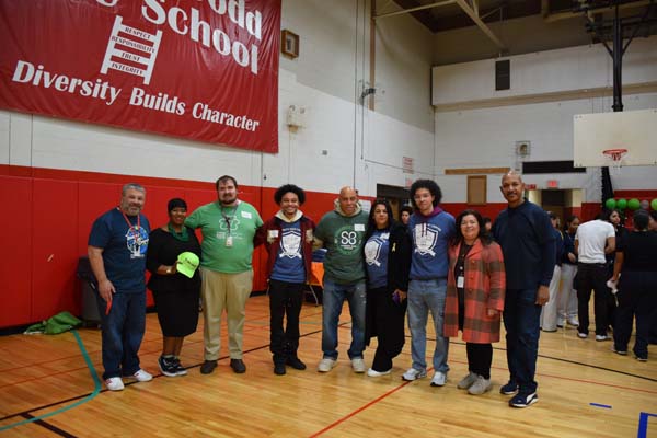 Dodd Middle School hosted its inaugural St. Baldrick’s Day head-shaving fundraiser on March 20 gathering district administrators, teachers, staff, students and community members in a remarkable show of support for pediatric cancer.