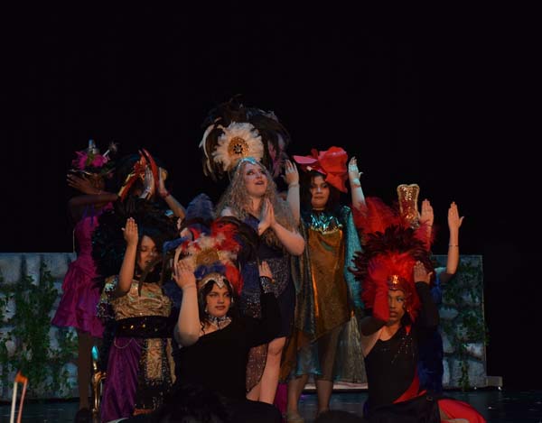 Students performing Aida.