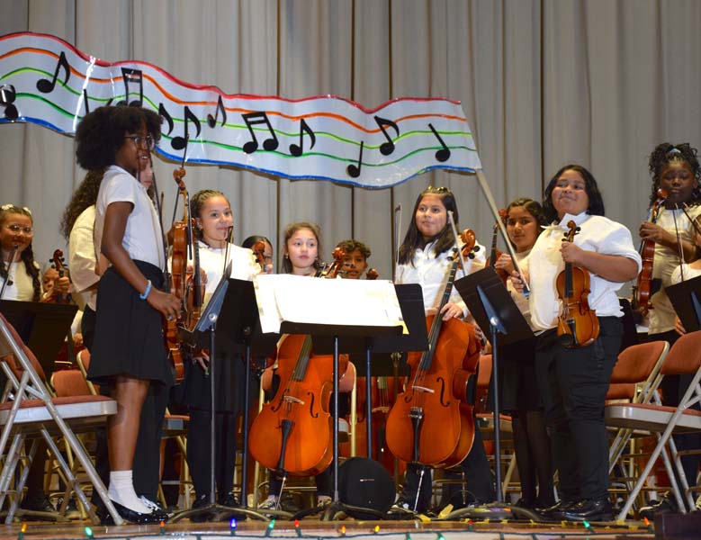 Smiling faces filled the auditoriums of Bayview Avenue and Leo F. Giblyn elementary schools as both schools held their annual Spring Festival of the Arts. 