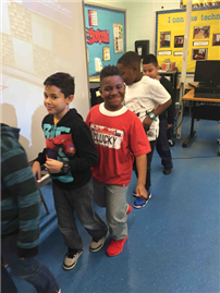 Fourth-graders participated