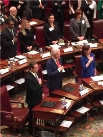 Chorale Performs National Anthem 3