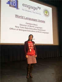 Teacher Presents at World Conference