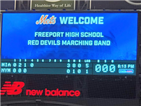 Marching Band Performs