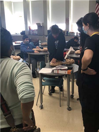 Student Practicing Cpr