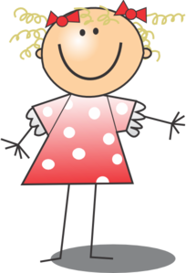 Girl Wearing Polka Dot Dress.png