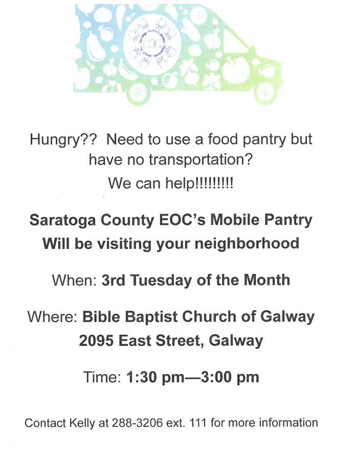 Mobile Food Pantry