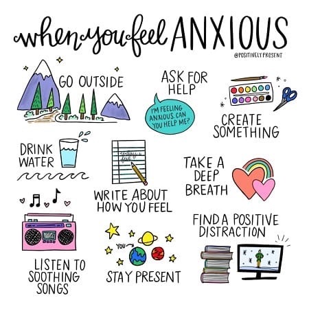 When you Feel Anxious graphic