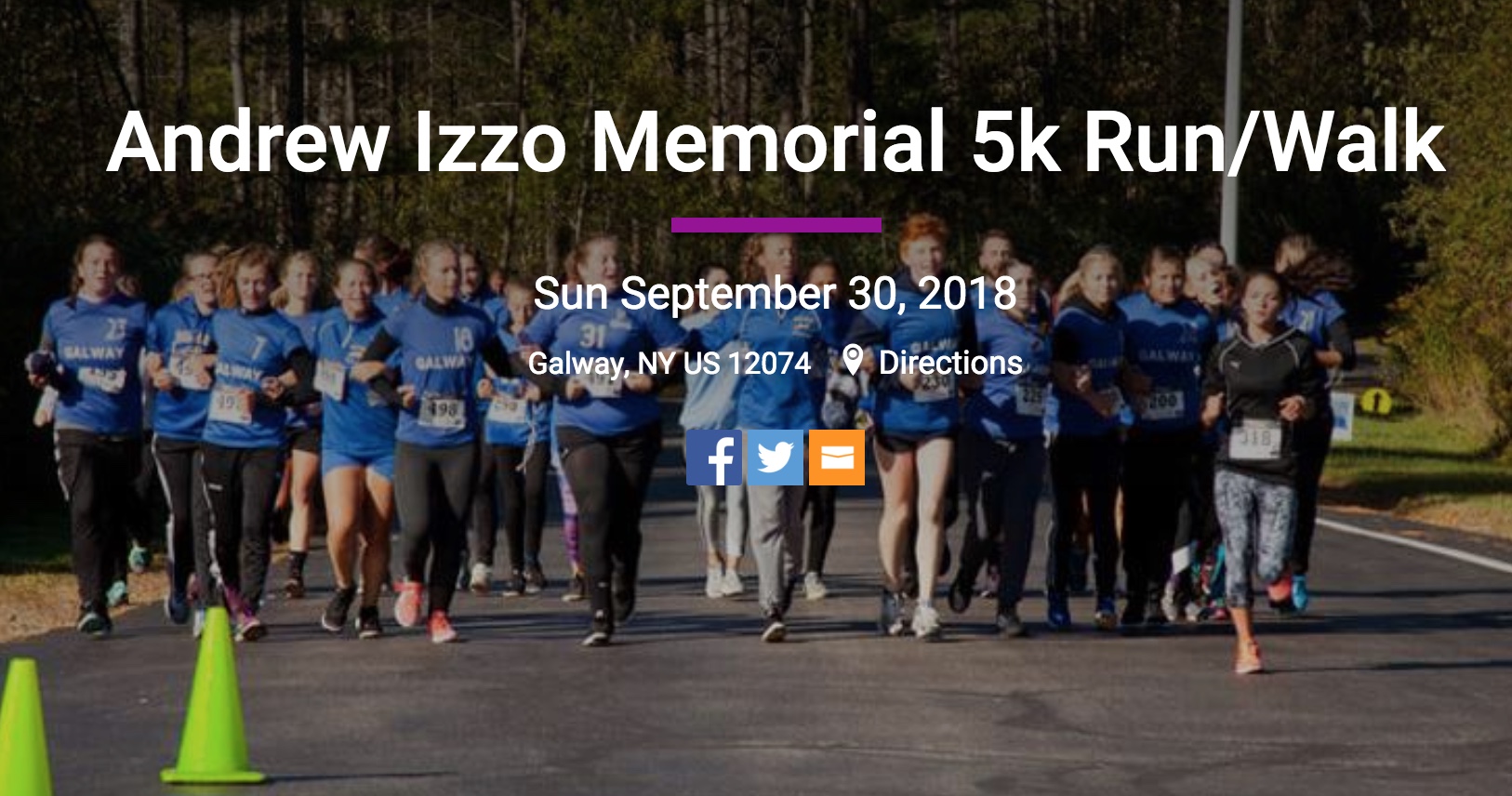 This is the image for the news article titled Andrew Izzo Memorial 5K Run/Walk