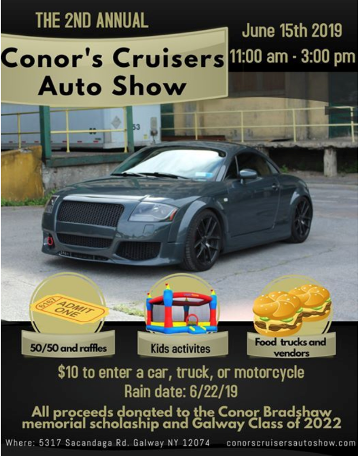 This is the image for the news article titled Conor's Cruisers Auto Show • June 15, 2019