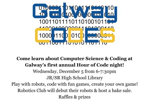 This is the image for the news article titled First Annual Hour of Code Night