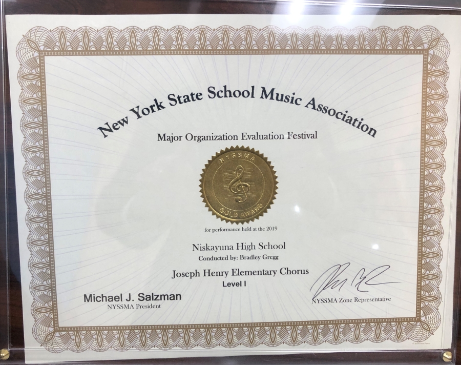 Galway NYSSMA Award