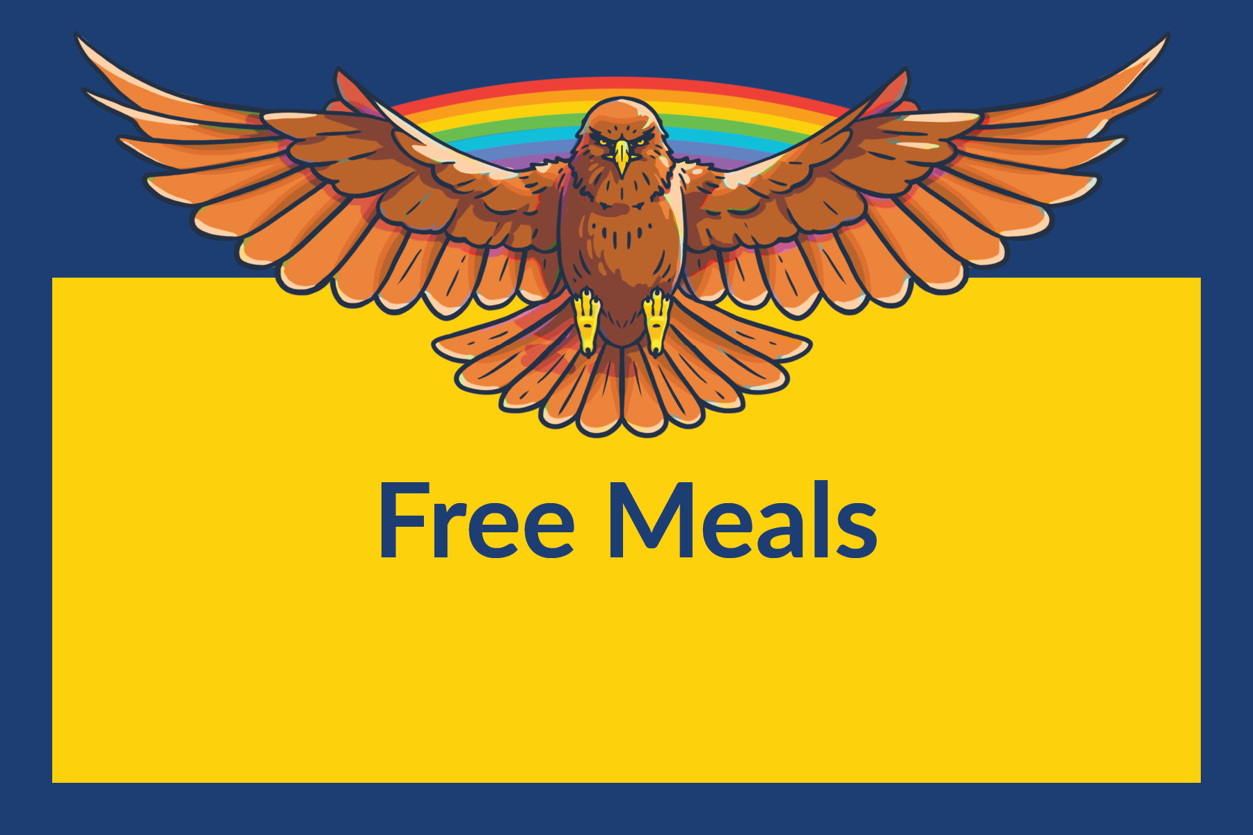 This is the image for the news article titled Free Meals for All Students