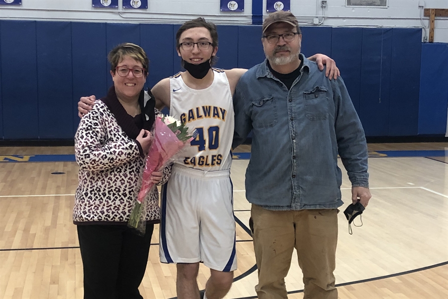 Brian Alden and his parents