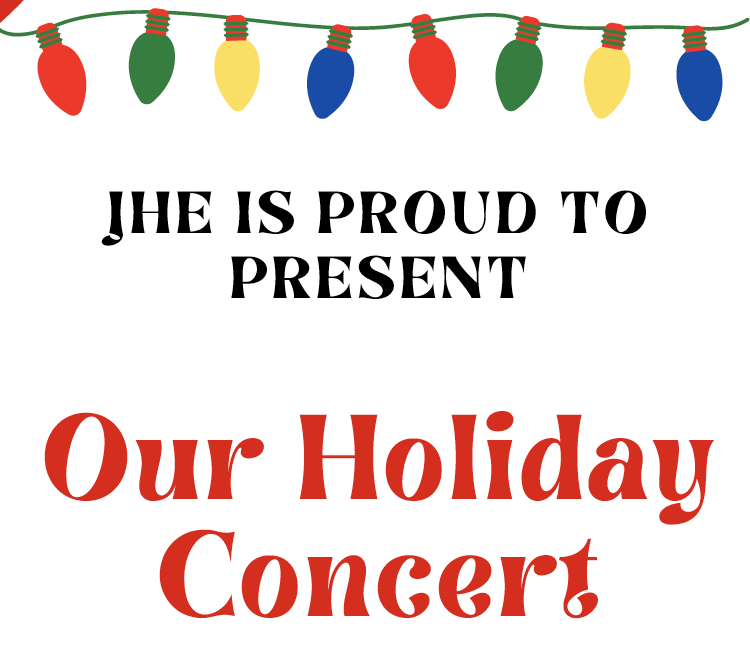 This is the image for the news article titled JHE Holiday Concert • December 15, 2021