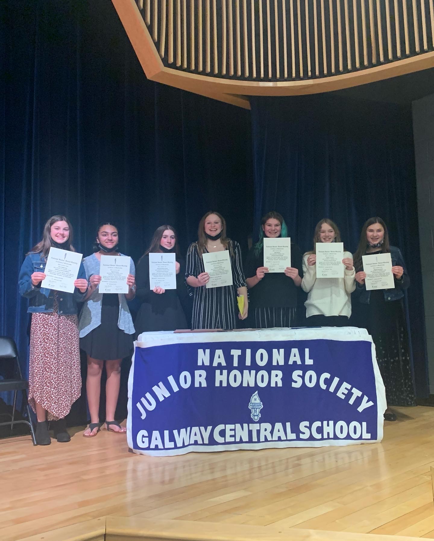 This is the image for the news article titled National Junior Honor Society Inductees