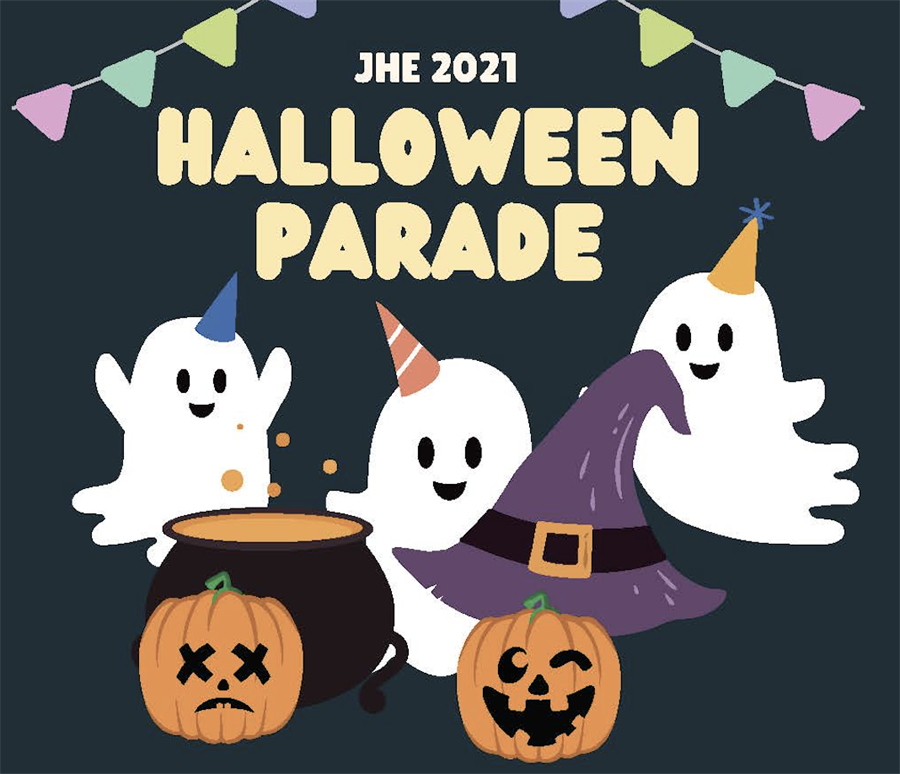 This is the image for the news article titled JHE Halloween Parade PreK-6