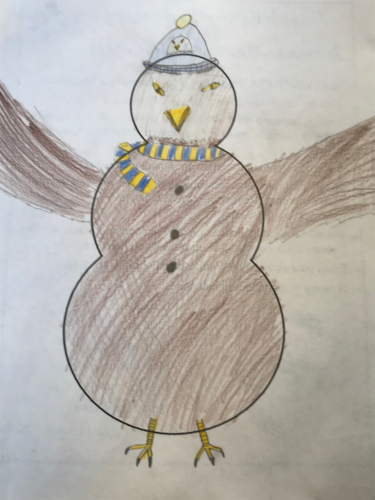 This is the image for the news article titled Winners of the PTSA Snowman Contest! 