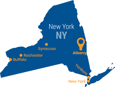 New York Map  Universities