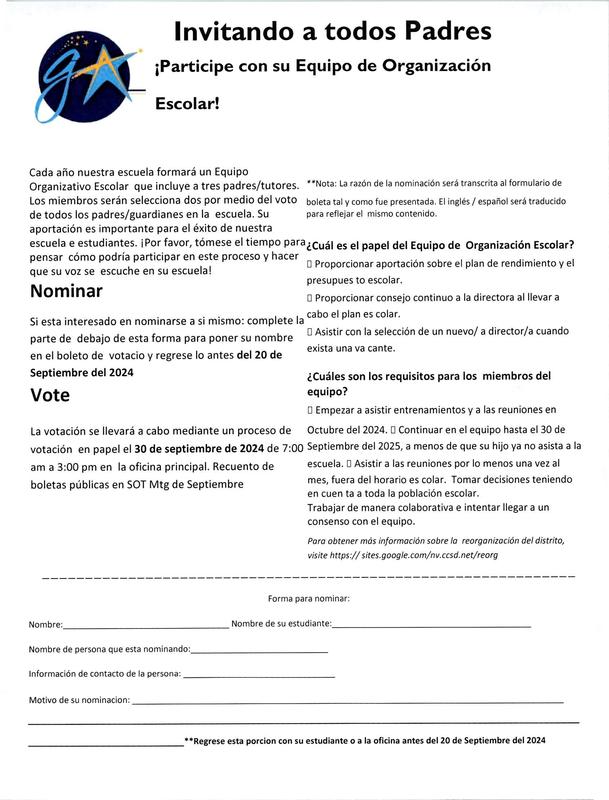 Se buscan padres por SOT