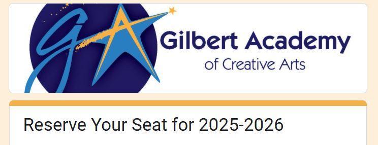 Reserve Your Seat for 2025-2026