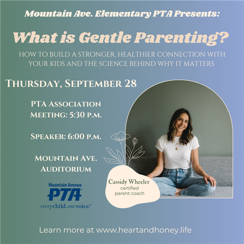 September PTA Association Meeting + Speaker