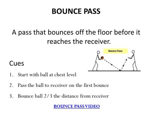 bounce pass 