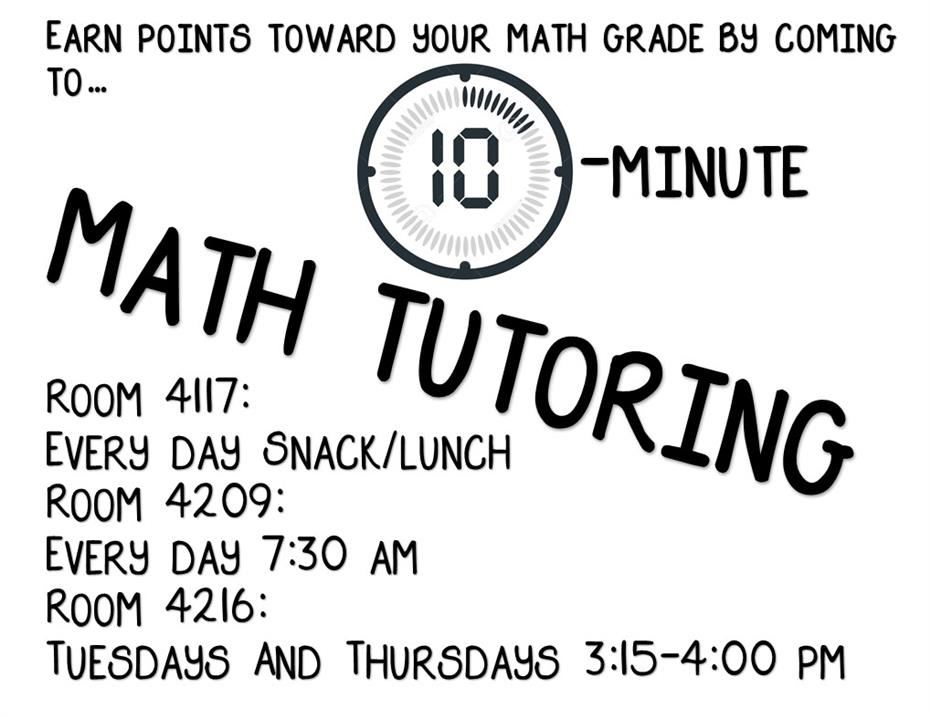 10-minute Tutoring