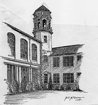 Bell Tower Drawing 