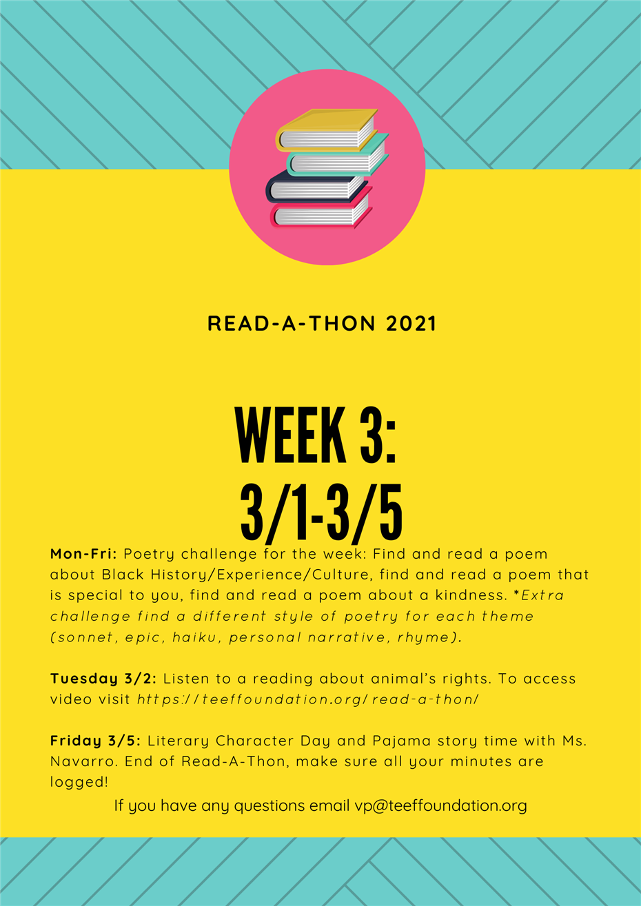 Week 3 Read-A-Thon