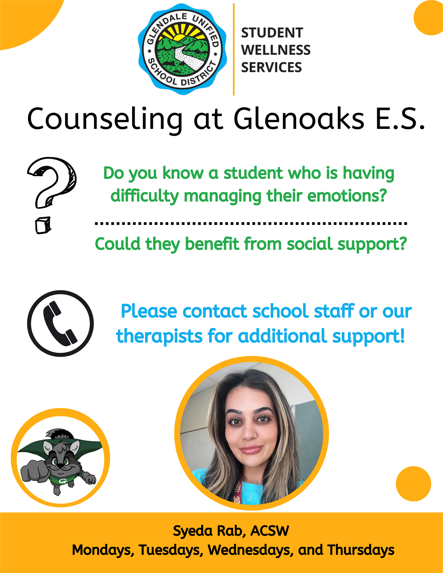 Counseling at Glenoaks