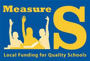 Measure S Logo - Local Funding for Quality Schools 