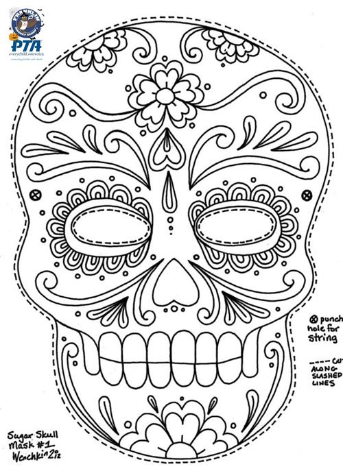 Dia de los Muertos Mask 