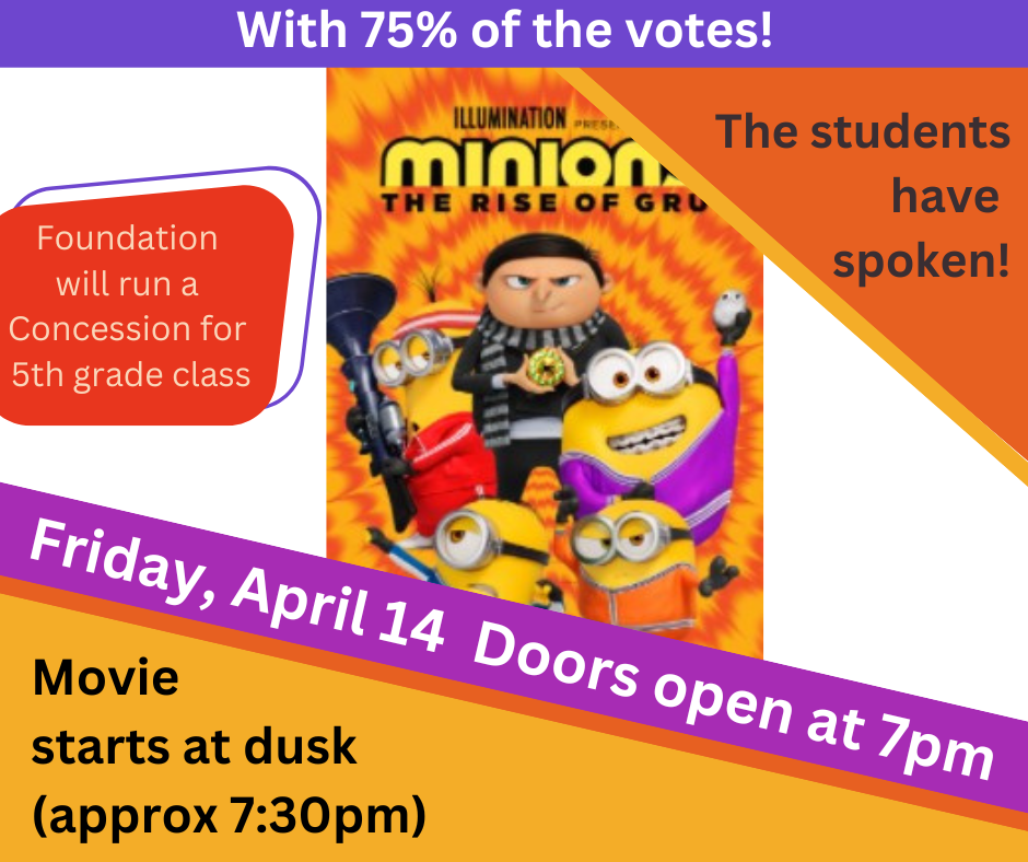 Minion won the vote for which movie to show on movie night