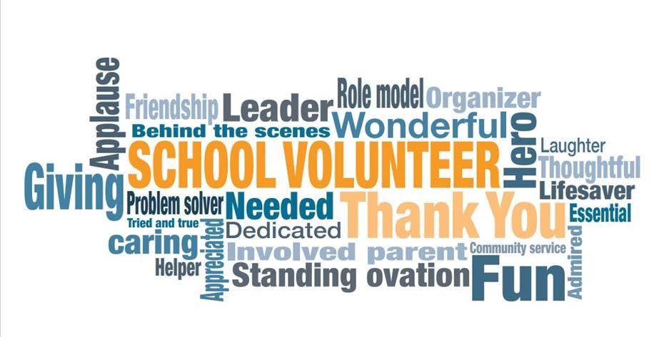 School Volunteer Word Cloud