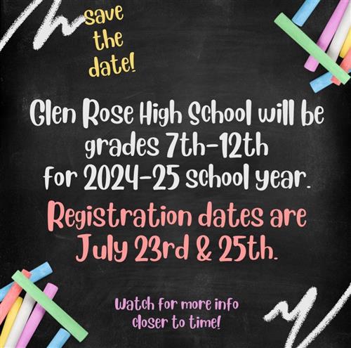 Glen Rose HS Grade Announcement