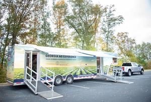 Outside of the Georgia Mobile AG Classroom.
