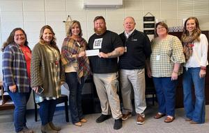 Glynn County School Nutrition staff with Alec Eaton of Eat\'n Together and Superintendent Dr. Spence.