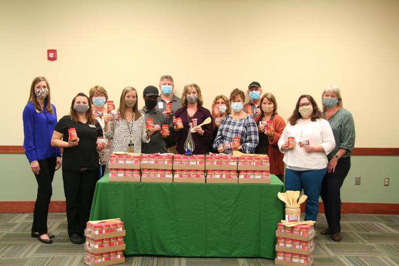 GCSS nutrition staff with Georgia Peanut Commission representatives.